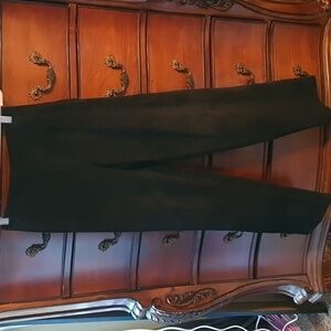 Vtg Genuine Suede Flat Front Trousers sz 6P